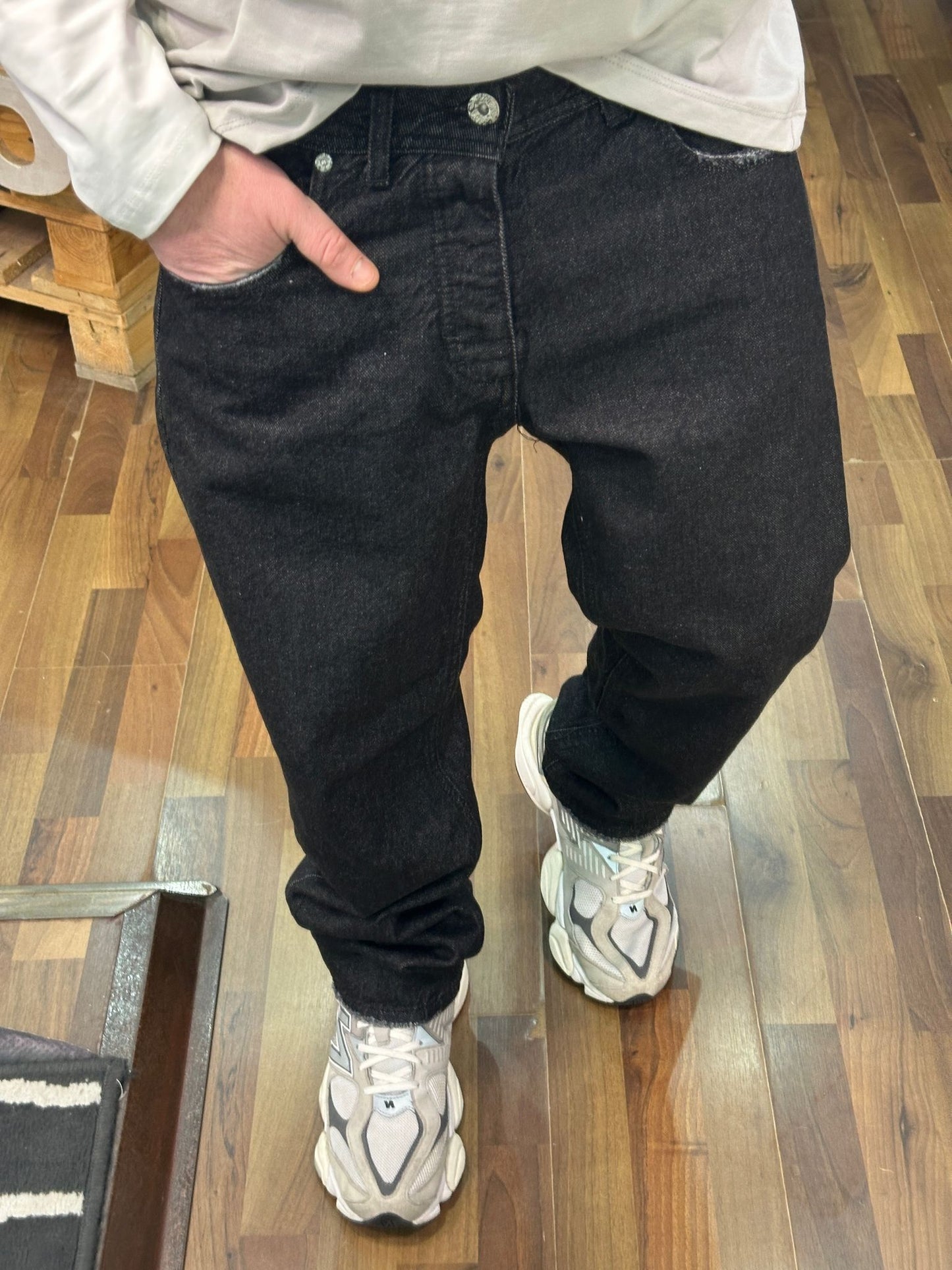 JEANS BAGGY FIT SUPERBLACK CIANOTIC MOD STRAIGHT FIT 01