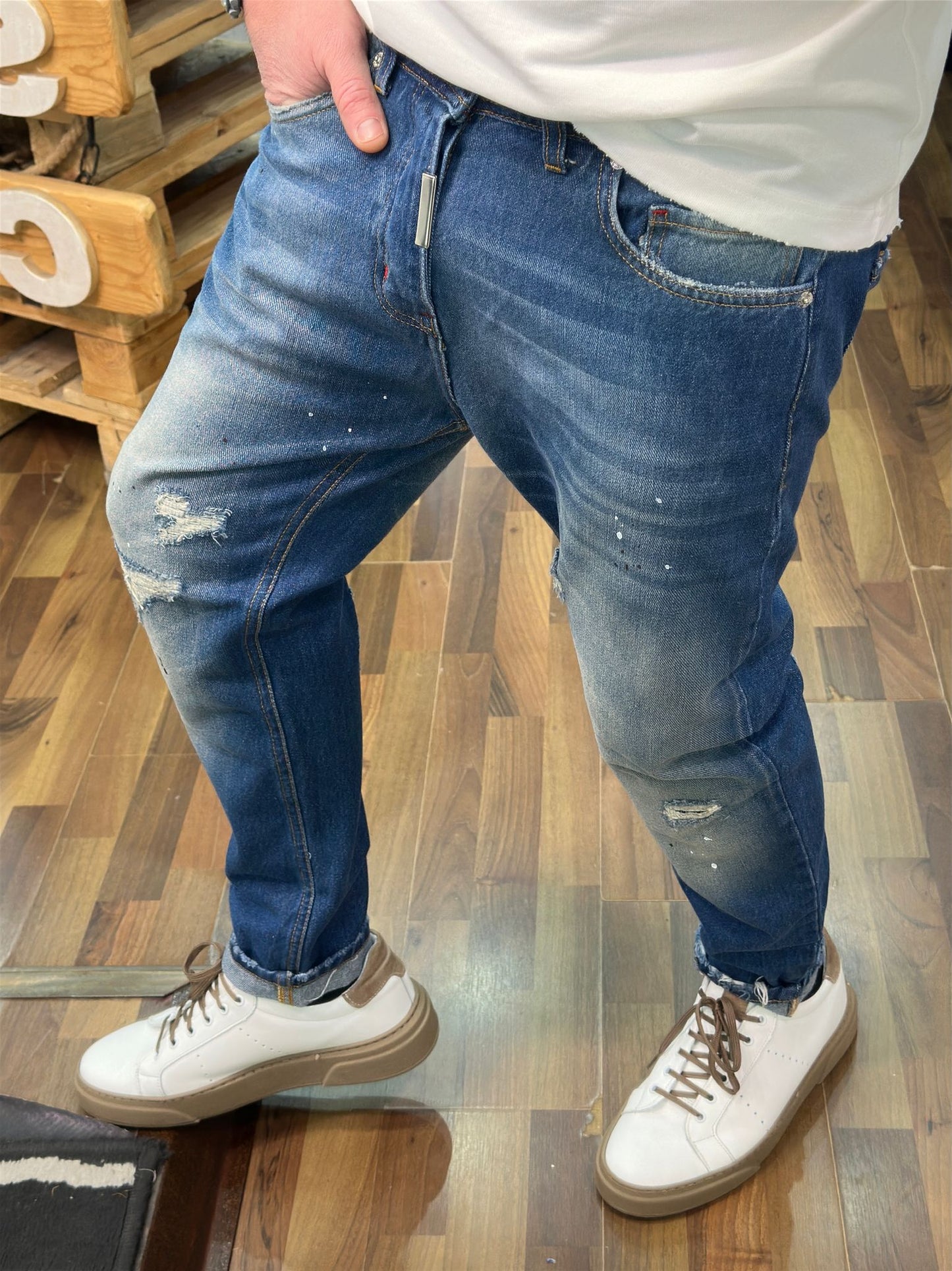 JEANS CIANOTIC LIMITED EDITION MOD DNC DORTMUND BLUE