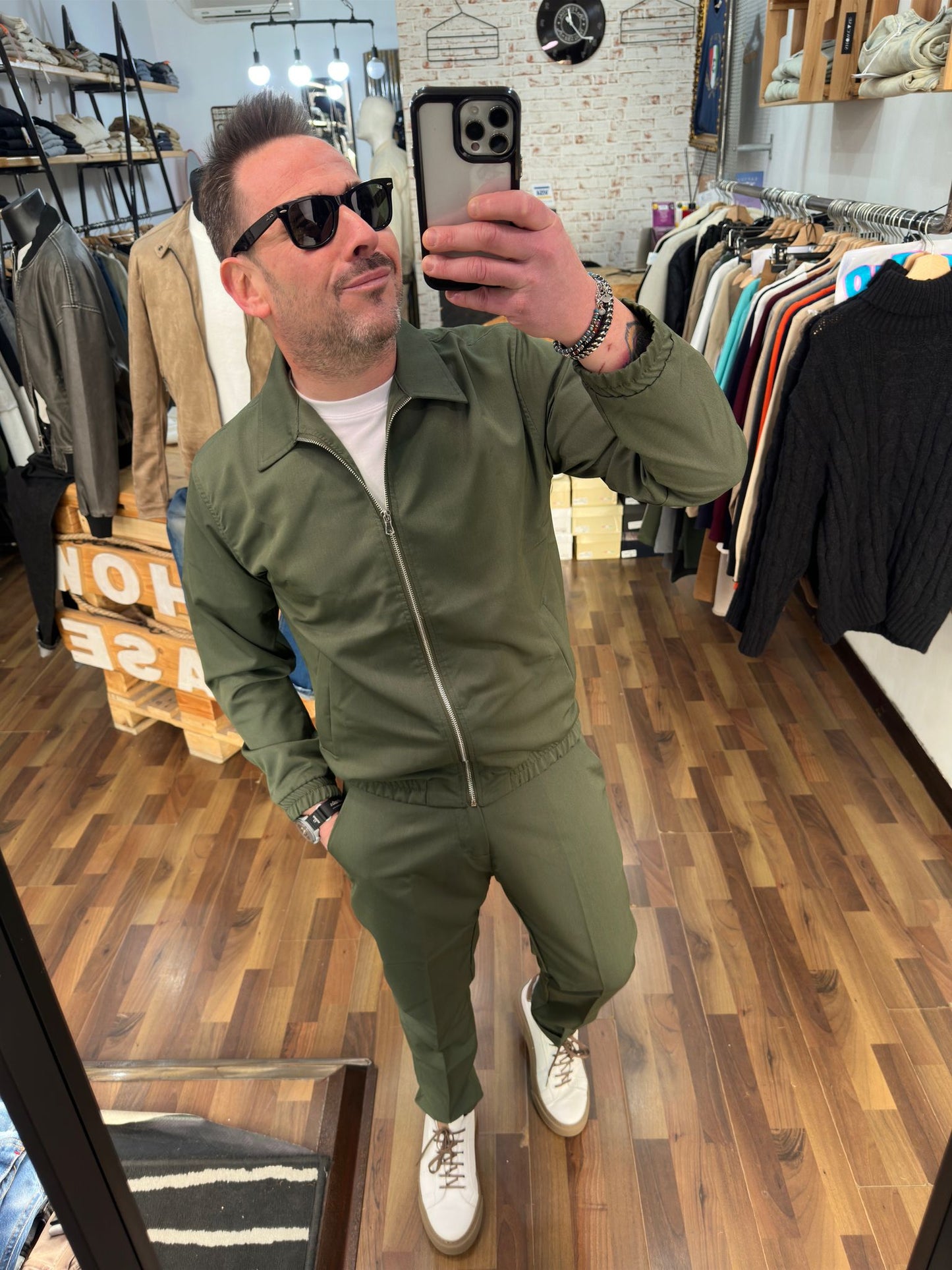 COORDINATO CLASSICO SPORTIVO PANTALONE PIU GIACCA