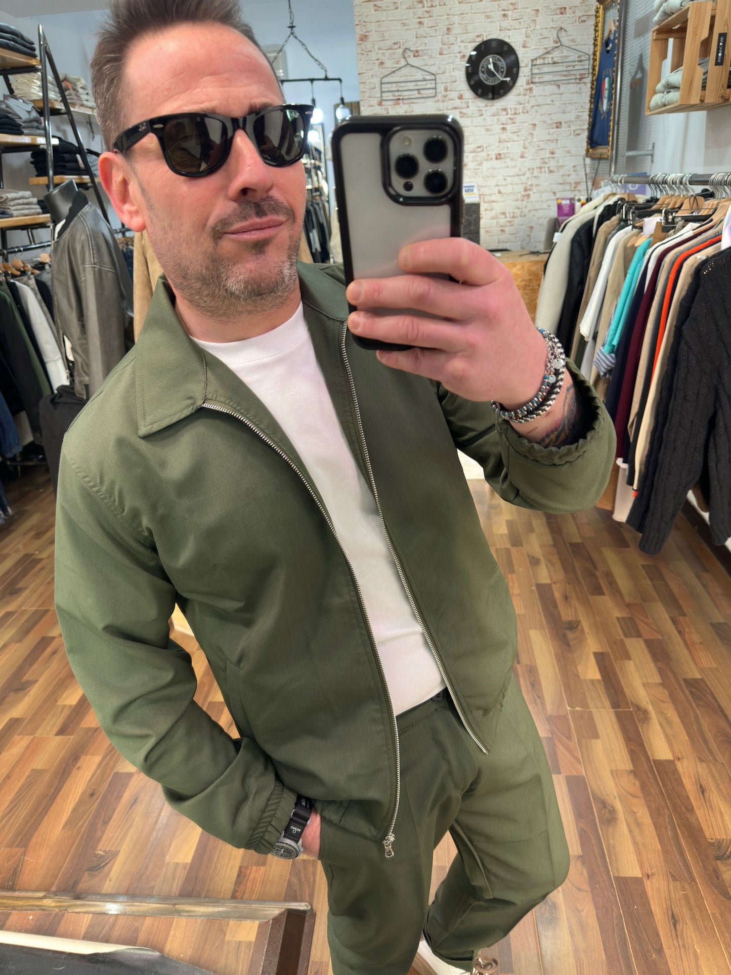 COORDINATO CLASSICO SPORTIVO PANTALONE PIU GIACCA