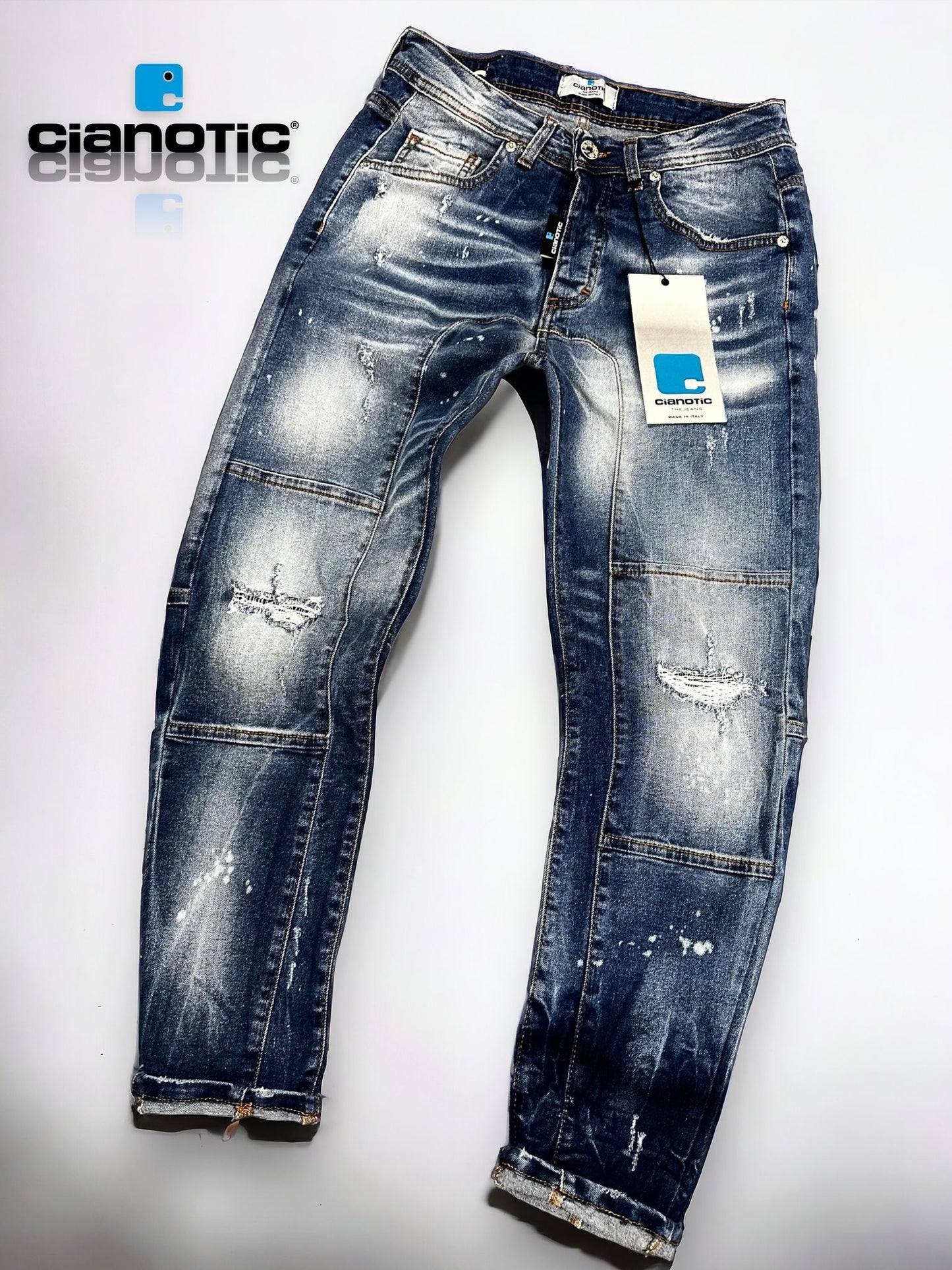 Jeans biker Cianotic new fit DS90