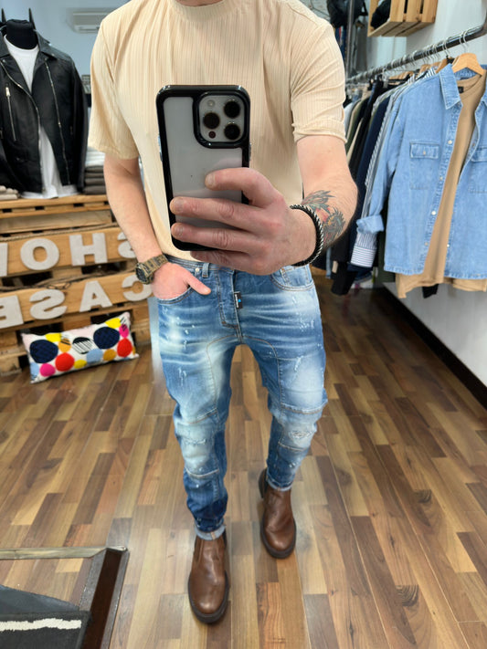 Jeans biker Cianotic new fit DS90